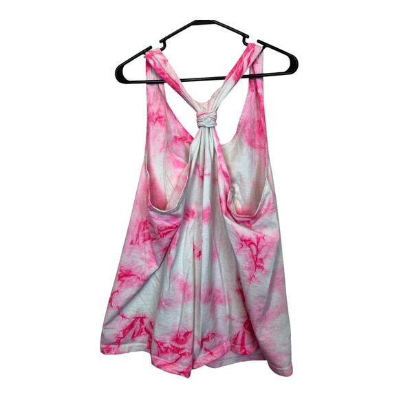 90s Vintage Retro Tie Dye Tweety Bird Grunge Tank Top Distressed Thrashed OS - Picture 6 of 6